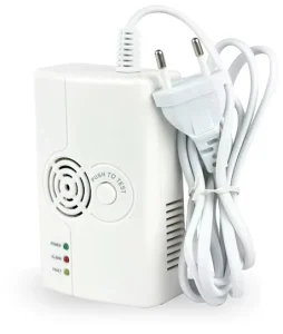 Domestic Gas Leakage Detector Natural Gas & Leak Detector Work with Solenoid Valve AC Power Gas Detector