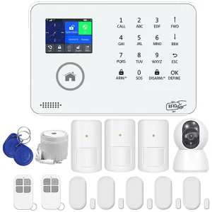 Door Window Detector APP Push Fire 4G GSM WiFi Wireless Home Security Alarm System