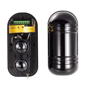 Dual-Beam Active Infrared Perimeter Detector Home Alarm System