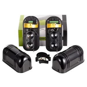 Dual Beam Photocell Sensor Perimeter Infrared Security Alarm Beam Detector