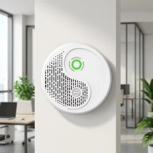 Dual Gas Office and Library Combustible Gas Detector Sound and Light Dual Alarm Voice AI Cloud App SMS Call Multi-Channel Alert