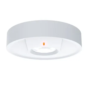 Dual PIR Motion Detector, Indoor Wireless Ceiling Mount, ABS Plastic, 100-200m Range, Battery Powered