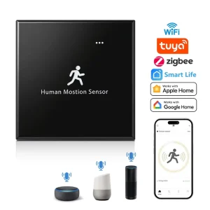 Dual PIR and Microwave Human Detection Sensor with Anti-Pet False Alarm for Indoor and Outdoor Security Systems