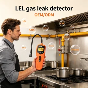 EL200 LPG Gas Detector for Home Kitchen, Methane Leak Gas Analyzer
