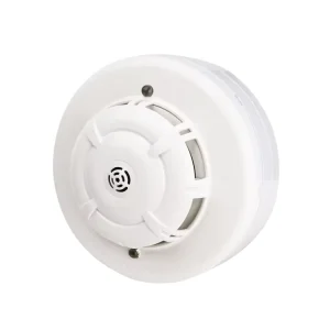 EN Standard 4 Wire Conventional Smoke Detector with Sounder for Fire Alarm System