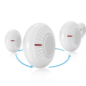 EN14604 Approved OEM ODM Interlinked Smoke Detector with RF433MHz Interconnection