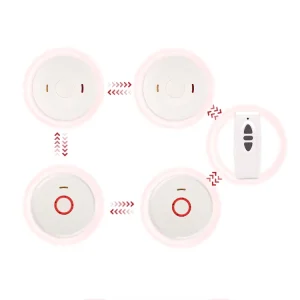 EN14604 RF Wireless Smoke Detector with 10-Year Lithium Battery
