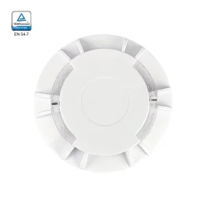 EN54-7 Certified 4-Wire Photoelectric Smoke Alarm Industrial Smoke Detector for Office Warehouse Fire Safety Systems
