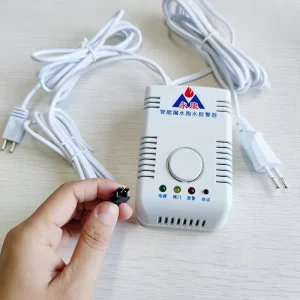 EU Plug Water Leak Alarm Control Unit 85dB with 1.4m Water Sensor
