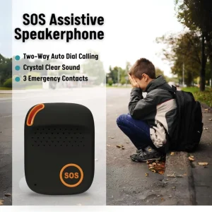 EV04 Alzheimer Tracking Device SOS Button Emergency Call Fall Detection Alarm 4G LTE GPS Tracker for Older People