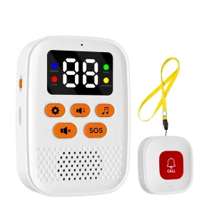 Elderly Call Monitoring System, Home SOS Call System Host, Caregiver Pager, Call Button, Medical Alert System