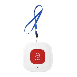 Elderly Caregiver Pager WiFi Panic Button RF 433MHz SOS Bracelet ABS Emergency Alarm System