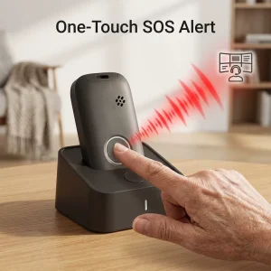 Elderly Emergency Alarm Stand alone SOS Pendant Panic Button Devices Personal Tracking Alert Wristband for Critical Environments