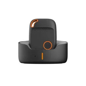 Elderly SOS Button Emergency GPS Tracker with Real-Time Location, Backup Battery, and Charging Cradle