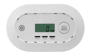 Electrochemical Carbon Monoxide Detector with LCD CO Concentration Display, 10-Year Sensor Life, and 85 dB Alarm