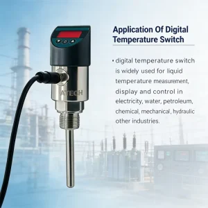 Electronic Digital Temperature Switch Intelligent PT100 Temperature Controller Sensor