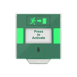 Emergency Break Glass Button Fire Alarm System Door Release Button Resettable Emergency Exit Button With LED Access Control