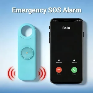 Emergency Panic Alarm Bluetooth Sos Automatically Calls Emergency Safety Self Defense Rechargeable Personal Alarm with Gps