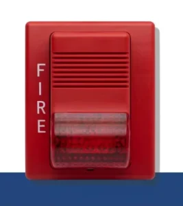 En54 24V Emergency Fire Alarm Sounder System Electric Wire Flashing LED Strobe Light Siren