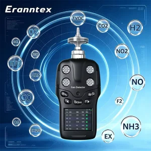 Environmental Monitoring 4 in 1 Multi Gas Analyzer Portable Handheld Pump Suction Gas Detector for Air Quality Toxic Gas Alert