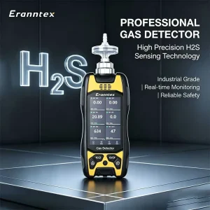 Eranntex BTYQ MS600 S Portable High Accuracy H2S Multi Gas Detector Handheld Personal Monitor for Oil Wastewater Sewage