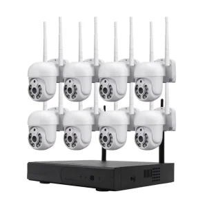 Eseecloud 2.4G 5G WiFi 6 4CH/8CH AI NVR Kit 3MP 5MP 2-Way Audio Night Vision Human Detection Home Security PTZ Cloud