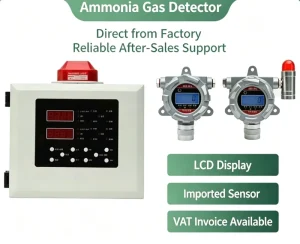 Explosion Proof Ammonia Concentration Detector Alarm for Industrial Liquid Ammonia Cold Storage Farm Breeding Use