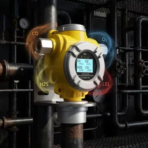 Explosion-Proof Compound Gas Detector, Natural Diffusion Type, for LEL O2 CO H2S Monitoring