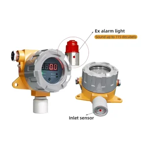 Explosion Proof Gas Leakage Alarm Detector Fixed lpg Propane Gas Leak Detector Alarm Industrial Combustible Gas Detector
