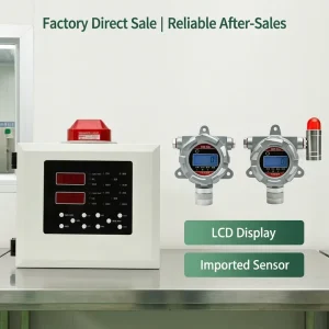Explosion-Proof SO2 Sulfur Dioxide Gas Detector Alarm and Concentration Monitoring Controller