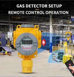 Explosion Proof Stationary Flammable Gas Monitor Sensor 24 7 Online Continuous Detector System With Alarm Relay
