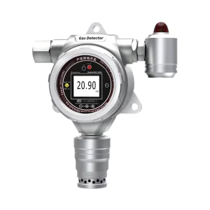 F200 Fixed Rugged Multi-Gas Detector IP65 Explosion-Proof d IIC T6Gb Sound Light Vibration Alarm HD Display