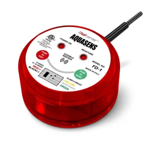 HVAC Condensate Water Leak Detector with Flood Presence Sensor and Alarm for Commercial and Residential Use