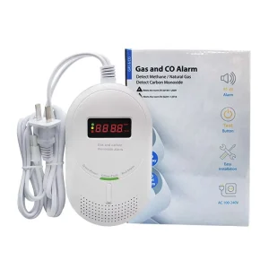Factory 2-in-1 Gas and Carbon Monoxide Detector EN50294 and EN 502191 with Alarm System