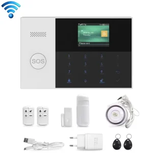 Factory 2.4″ Touch Screen GSM Dual Network Security and WiFi Intelligent Alarm System Support RFID for EU Market
