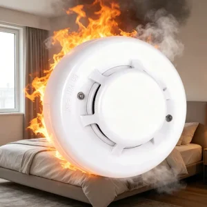 Factory Conventional DC 24V Photoelectric Smoke Detector for Fire Alarm Systems