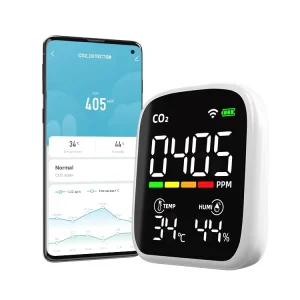 Factory Direct CO2 Indoor Air Quality Meter Temperature Humidity Monitor