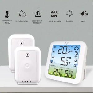 Factory Direct Household Large-Screen Refrigerator Thermometer with Magnetic Back