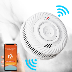 Factory Direct Supply 433MHz Interlinked Smoke Leak Detector Fire Alarm with Wi-Fi Wireless Interlinking