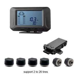 Factory Direct Wireless TPMS Tire Pressure Monitoring System for Trucks with 6 Tires
