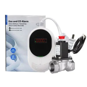 Factory LPG Gas Detector with EN50291 EN90194 Compliance and 12V Solenoid Valve
