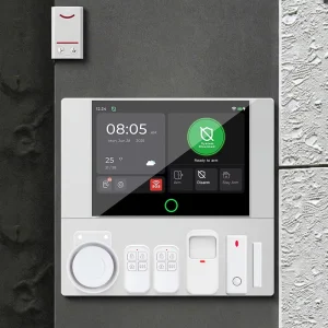 Factory OEM ODM 7 Inch Smart Home Security Alarm System with 4G WIFI Burglar Alarm and PIR Motion Detector ABS
