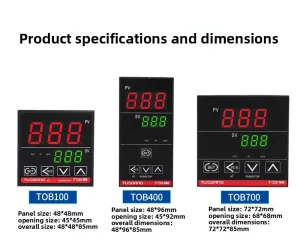 Factory PID Temperature Controller Industrial Heating Equipment DIN Panel Installation Thermostat