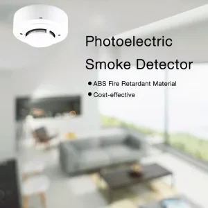 Factory Price High-Sensitivity Photoelectric Smoke Detector with Tamper Alarm, CE Certified, DC 9-28 V, ABS Plastic