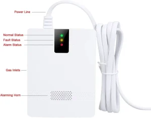 Factory Price Lpg Gas Leak Sensor Detector With Shut Off Valve Sell Well on Malaysia
