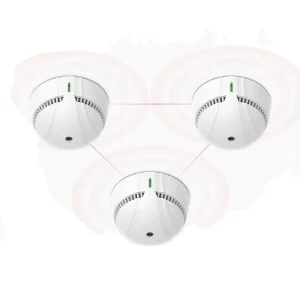 Factory Price New Small Smoke Alarms Wireless Interlinked Smoke Detectors