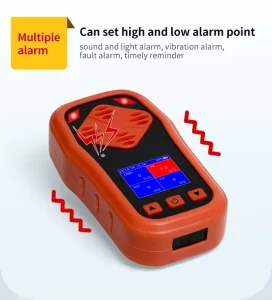 Factory Price Portable Sound Light Alarm CH4 CO H2S O2 Combustible Calibration Multi Toxic Gas Detector for Gas Leak Alarm