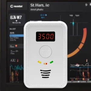 Factory Priced Digital LCD LPG Gas Valve System WiFi Connectivity Smart Home Security Gas Leak Alarm Including Hydrogen Cyanide