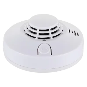 Factory Replaceable Battery Portable Smoke Detector Photoelectric sensor Fire Alarm for Home Security