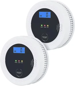 Factory Smoke and Carbon Monoxide 2-in-1 Home Alarm Siren